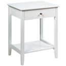 Wooden Nightstand End Table Storage Display
