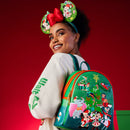 Disney Classics Christmas Glow-in-the-Dark Loungefly Mini Backpack Santa Mickey and Minnie