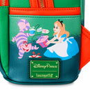 Disney Classics Christmas Glow-in-the-Dark Loungefly Mini Backpack Santa Mickey and Minnie