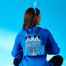 Disney Mickey and Minnie Mouse Hanukkah Light-Up Loungefly Mini Backpack