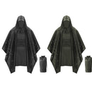 Unisex Hooded Rain Poncho With Pocket For Adult 3-in-1 Waterproof Poncho Raincoat With Hood Sleeve Brim Lightweight Portable Rain Poncho For Hiking Ca