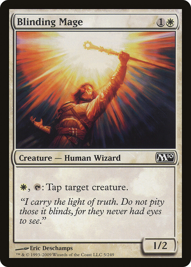 Blinding Mage (M10-005) - Magic 2010 Foil