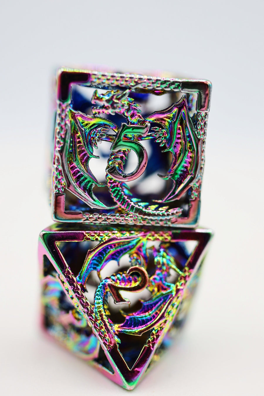 Dragon Essence: Mystic - Hollow Metal RPG Dice Set