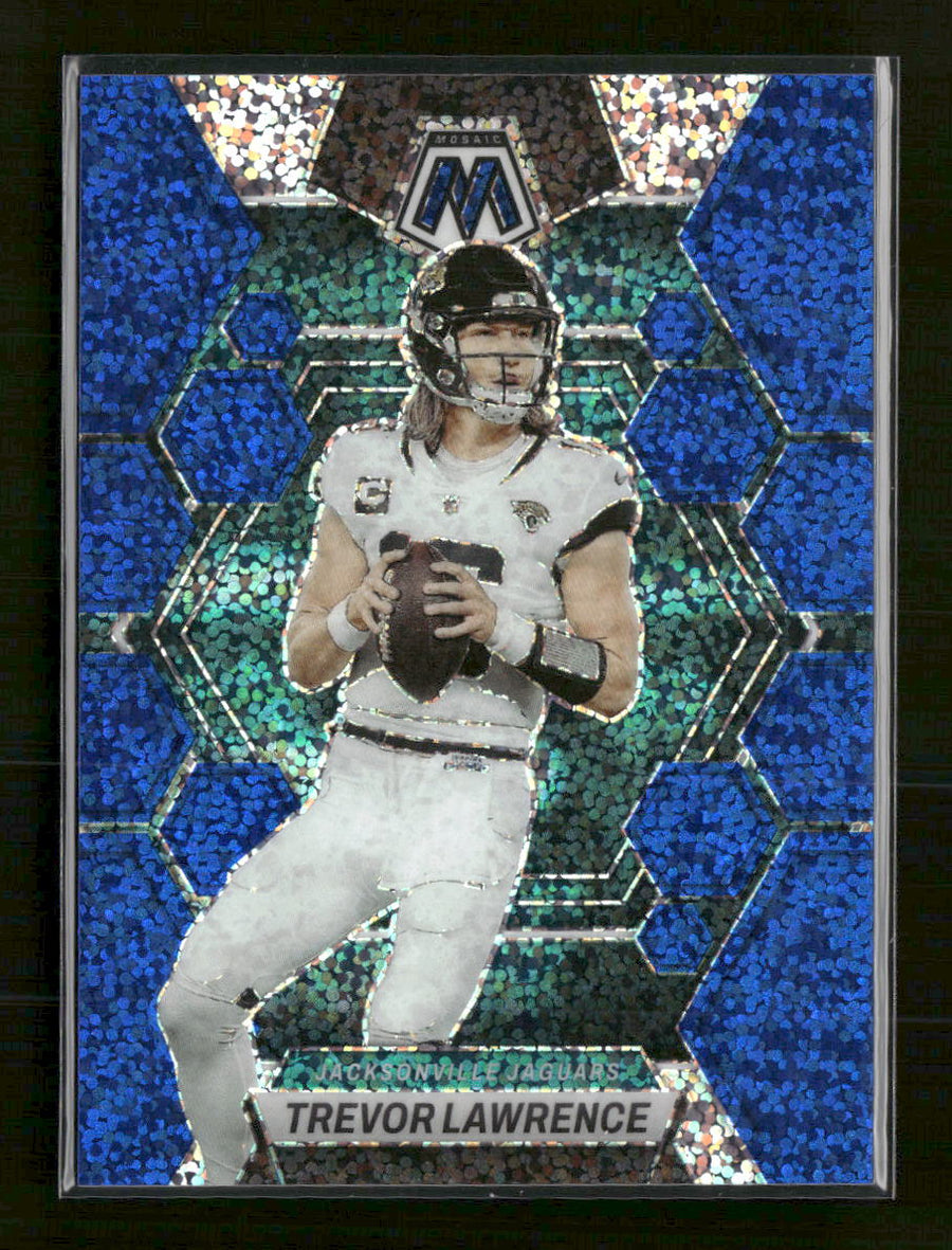 2023 Panini Mosaic Blue Sparkle Trevor Lawrence #/96 #102