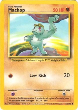 Machop 052/102 - Base Set