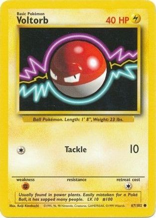 Voltorb 067/102 - Base Set