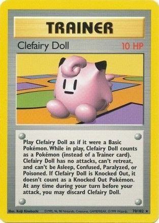Clefairy Doll 070/102 - Base Set