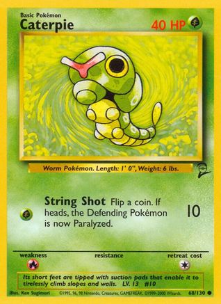 Caterpie 068/130 - Base Set 2