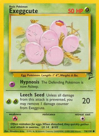 Exeggcute 074/130 - Base Set 2