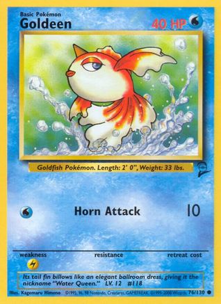Goldeen 076/130 - Base Set 2