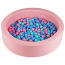 42.5 Inch Round Foam Ball Pits with 25D Sponge Filling and Washable PU Cover for Toddlers