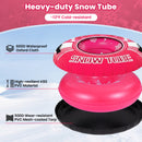 42" Heavy-duty Inflatable Snow Tube with Detachable Tow Strap