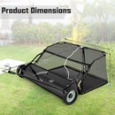 42 Inch Tow-Behind Lawn Sweeper with 26/27 Cu.FT Hopper Bag