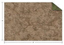 Monster Scenery: 6x4 Adventure Mat - Broken Grassland/Desert Scrubland