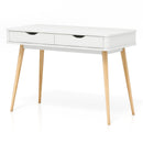 43.5 Inch Computer Desk with 2 Drawers for Small Spaces