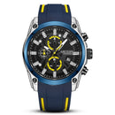Multi-function Timing Sports Silicone Men's Quartz Sports Watch