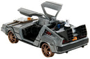 Back to the Future Part III die-cast 1:32 scale "Hollywood Rides" DeLorean Time Machine (railroad)