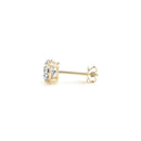 2 cttw Certified IGI Lab Grown Round Diamond Stud Earrings 14k Yellow Gold (G/VS2)