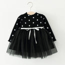 Foreign Children Years Of Foreign Trade Explosion Of Baby Cotton Long Sleeved Dress Korean Princess Dress Girls.