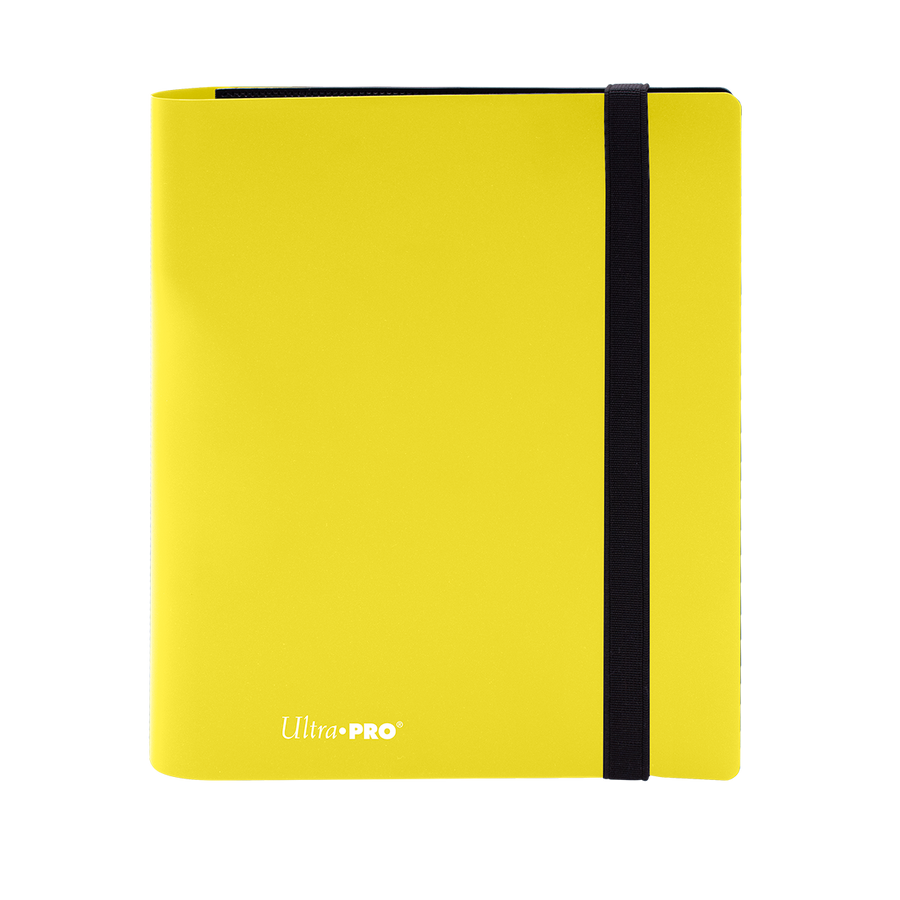 Ultra PRO: 4-Pocket PRO-Binder - Eclipse (Lemon Yellow)
