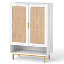 6-Tier Tall Shoe Cabinet with Double Doors - 43 Inch