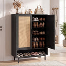 6-Tier Tall Shoe Cabinet with Double Doors - 43 Inch