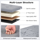 43 Inches Folding Storage Ottoman Bench Foot Rest Stool End of Bed Bench