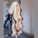 Brown Blonde Colored Human Hair WigNabea Uty