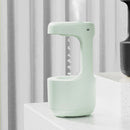 Anti-Gravity Humidifier with Clock Aroma Diffuser