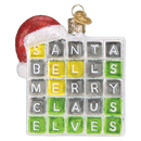 Merry Words Ornament