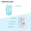 Fashion 2.4G Wireless Keyboard Mouse Set for Desktops/Laptops