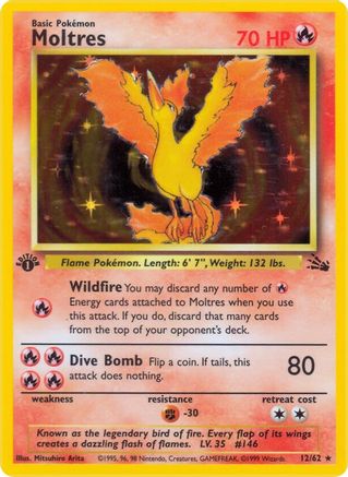 Moltres 012/62 - Fossil