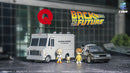 Q VILLAGE Back to the Future Time Machine Part 1 Deluxe Set