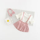 Baby Clothes Girls Fall Newborn Children Cotton Baby Romper Dress Up Clothing Three Sets