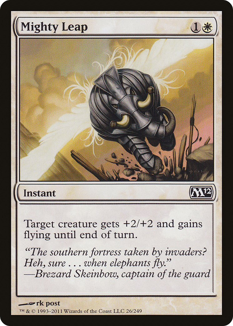 Mighty Leap (M12-026) - Magic 2012 Foil