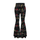 Leopard-print Hip-lifting Tight Leggings Straight-leg Bootcut Pants