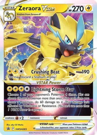 Zeraora VSTAR SWSH265/307 - SWSH Sword & Shield Promo Cards Holofoil