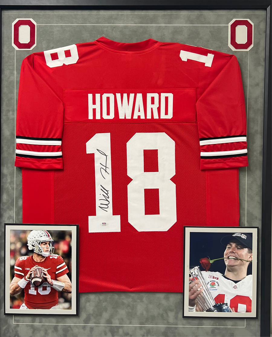 Emerald Tier Custom Framed Jersey
