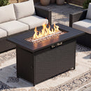 44.5" Propane Fire Pit Table with 50,000 BTU Burner