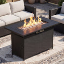 44.5" Propane Fire Pit Table with 50,000 BTU Burner