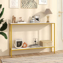 44 Inch Console Table with Shelf with Dual Anti-Tipping Kits