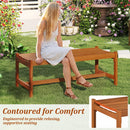 44" Patio Wood Bench Set of