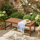 44" Patio Wood Bench Set of