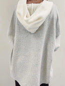 Drawstring Button Front Hoodie