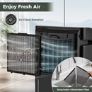 4500 Sq. Ft 57 Pint Quiet Dehumidifier for Basement with 4 Modes-Black