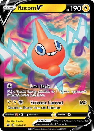 Rotom V SWSH257/307 - SWSH Sword & Shield Promo Cards Holofoil