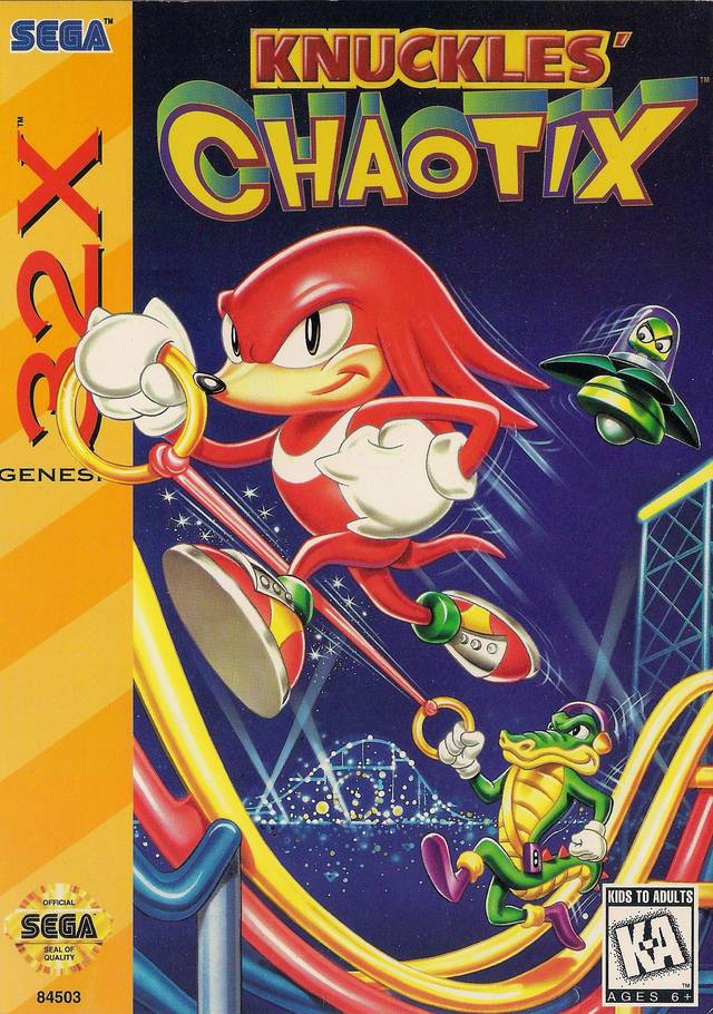 Knuckles Chaotix 32X (Sega Genesis)