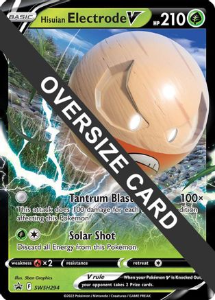 Hisuian Electrode V SWSH294 - Jumbo Cards Holofoil