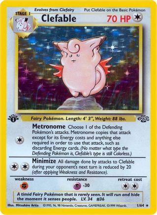 Clefable 001/64 - Jungle