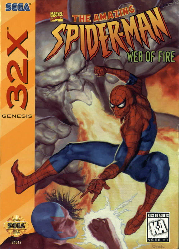 The Amazing Spider-Man: Web of Fire 32X (Sega Genesis)